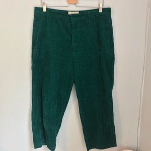 Urban outfitters cropped corduroy pants